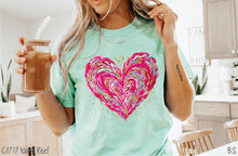 Load image into Gallery viewer, Faux Yarn Glitter Bright Heart #BS8791
