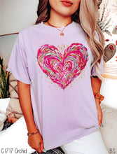 Load image into Gallery viewer, Faux Yarn Glitter Bright Heart #BS8791
