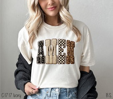 Load image into Gallery viewer, Faux Yarn Pattern Amen #BS8717
