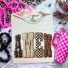 Load image into Gallery viewer, Faux Yarn Pattern Amen #BS8717
