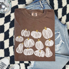 Load image into Gallery viewer, Faux Glitter White Pumpkin Collage #BS8407 *8/24 PRINTS ON ORDER AND EXTRAS POSTED FOR PURCHASE BEFORE ARRIVAL
