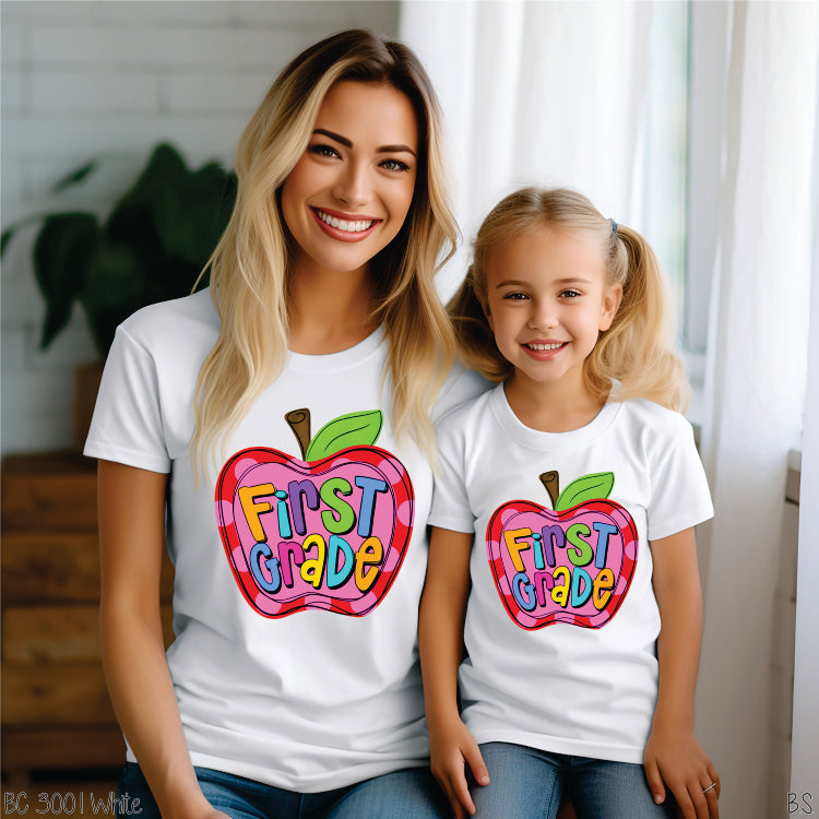First Grade Apple Pink Dots #BS7067