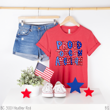 Load image into Gallery viewer, Flag Letters Proud To Be An American #BS5502
