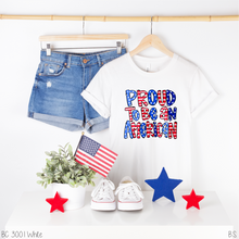 Load image into Gallery viewer, Flag Letters Proud To Be An American #BS5502
