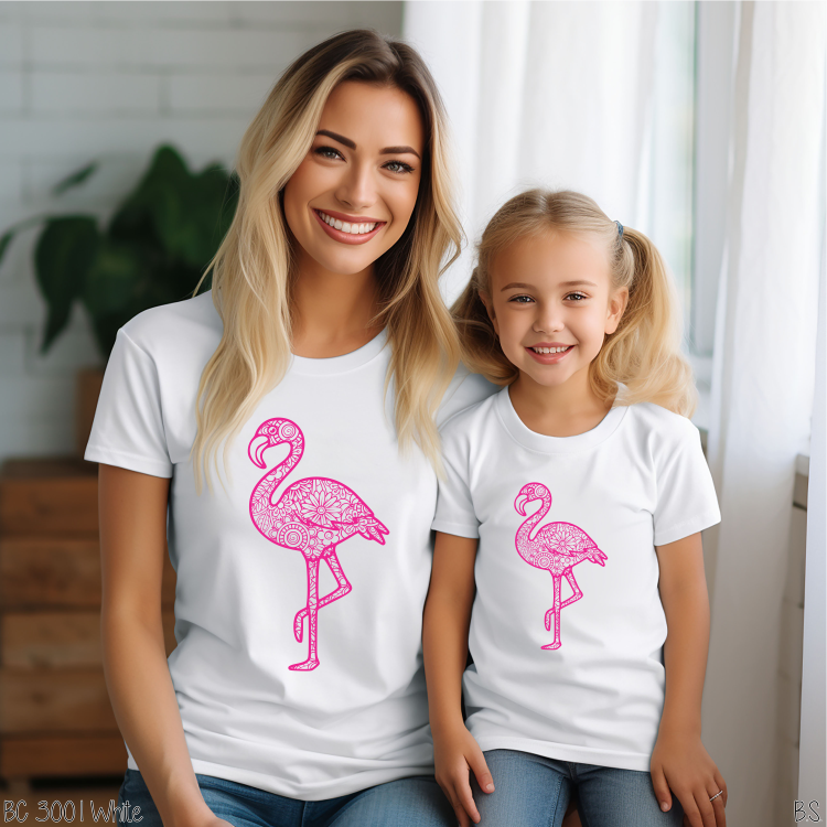 Flamingo Zentangle #A7