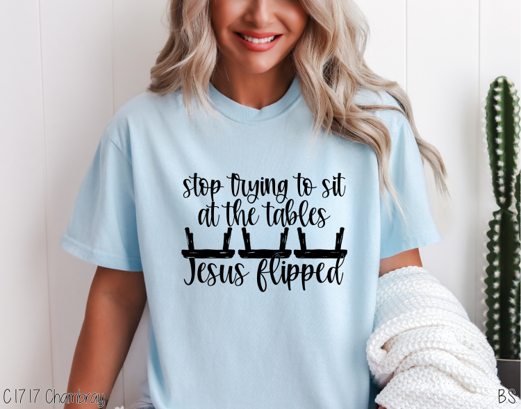 Flipped Tables #BS7282 – Bama Signs & Screens