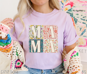 Floral Squares Mama & Mini #BS6672