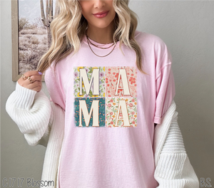Floral Squares Mama & Mini #BS6672