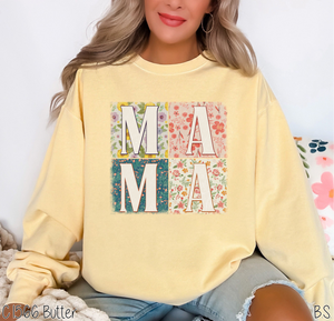 Floral Squares Mama & Mini #BS6672