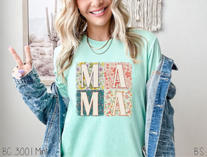 Floral Squares Mama & Mini #BS6672