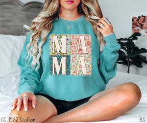 Floral Squares Mama & Mini #BS6672