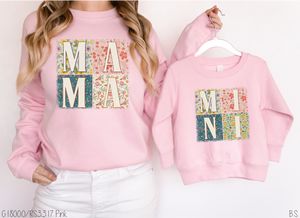 Floral Squares Mama & Mini #BS6672