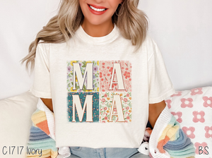 Floral Squares Mama & Mini #BS6672