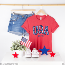 Load image into Gallery viewer, Floral USA Faux Stitch #BS8097 *PREORDER CLOSING SUNDAY 5/11 @ MIDNIGHT CST
