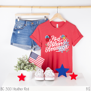 Flower God Bless America #BS5548