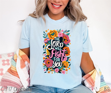 Load image into Gallery viewer, Flower The Lord Will Fight For You #BS6529
