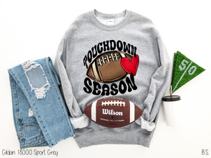 Football Touchdown Season Heart #BS5793