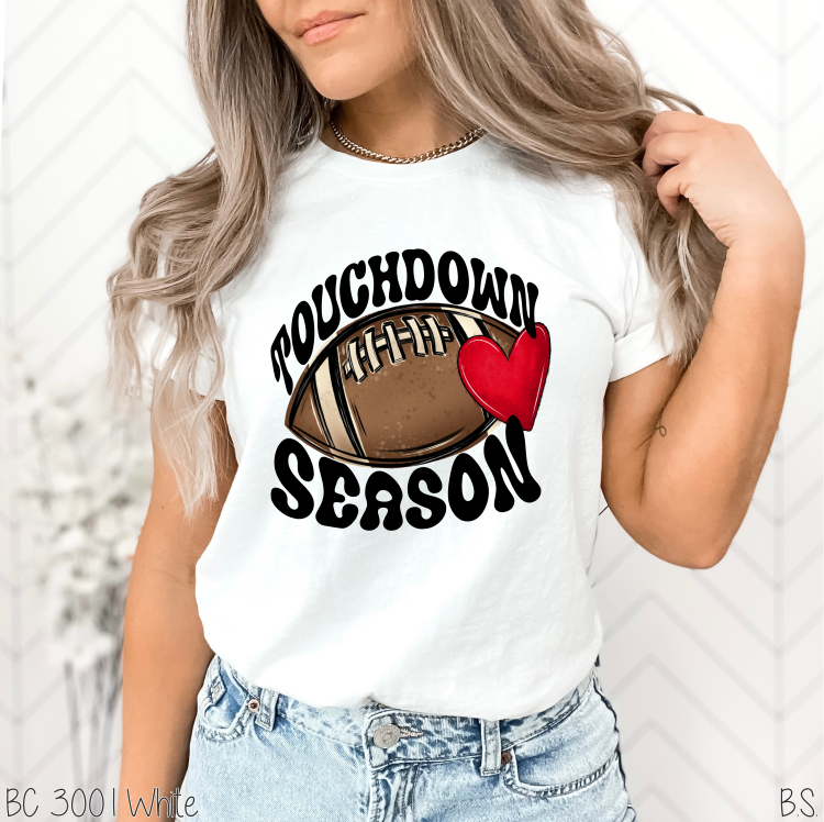 Football Touchdown Season Heart #BS5793