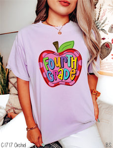 Fourth Grade Apple Pink Dots #BS7070
