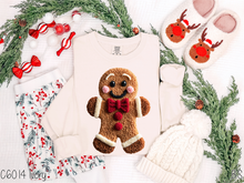 Load image into Gallery viewer, Gingerbread Man Faux Latch Hook #BS8670
