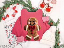 Load image into Gallery viewer, Gingerbread Man Faux Latch Hook #BS8670
