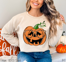 Load image into Gallery viewer, Girl Pumpkin With Leopard Glasses #BS49
