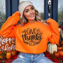 Load image into Gallery viewer, Give Thanks Pumpkin Leaves #BS7312
