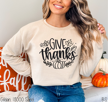 Load image into Gallery viewer, Give Thanks Pumpkin Leaves #BS7312
