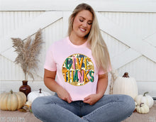 Load image into Gallery viewer, Give Thanks Round Faux Glitter #BS8528
