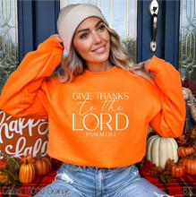 Load image into Gallery viewer, Give Thanks To The Lord One Color #BS7469
