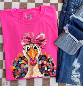Glam Glitter Brushstroke Turkey #BS8387 *8/17 PRINTS ON ORDER AND POSTED FOR PURCHASE BEFORE ARRIVAL