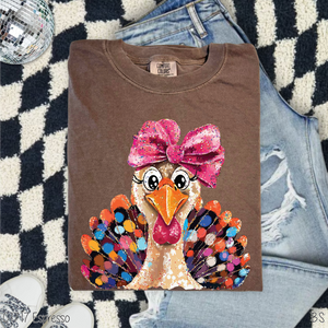 Glam Glitter Brushstroke Turkey #BS8387 *8/17 PRINTS ON ORDER AND POSTED FOR PURCHASE BEFORE ARRIVAL
