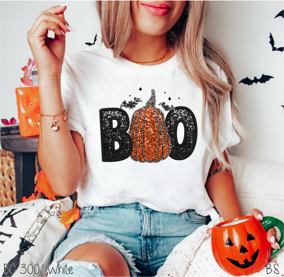 Glitter Boo With Bats #BS5989