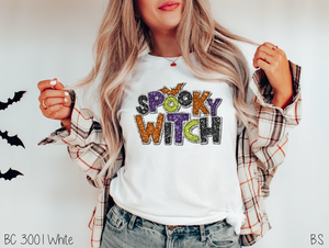 Glitter Spooky Witch #BS6048