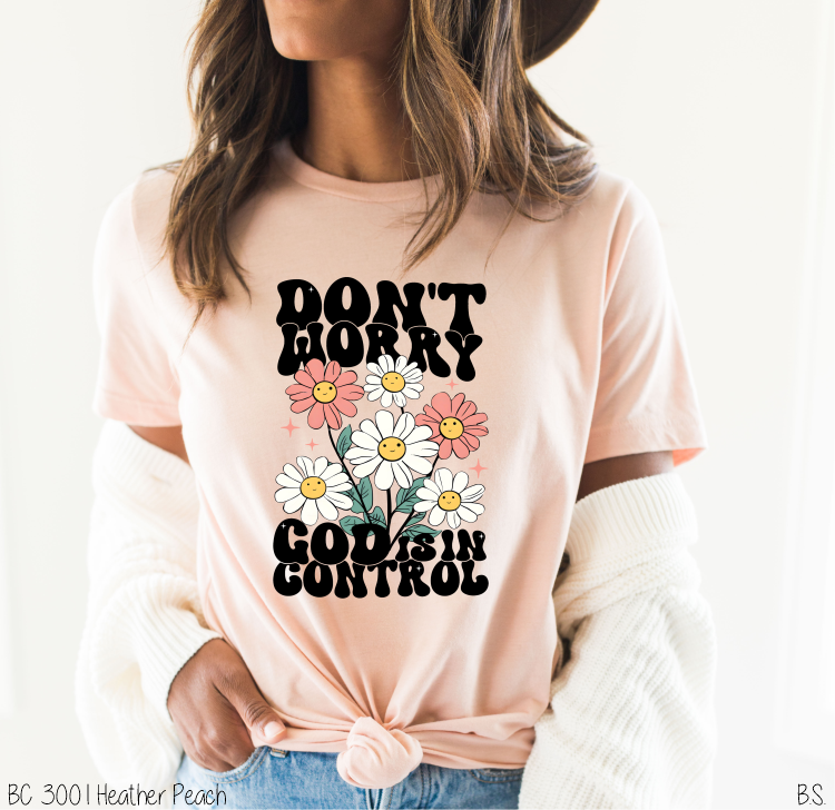 God Is In Control Smile Flowers #BS5600