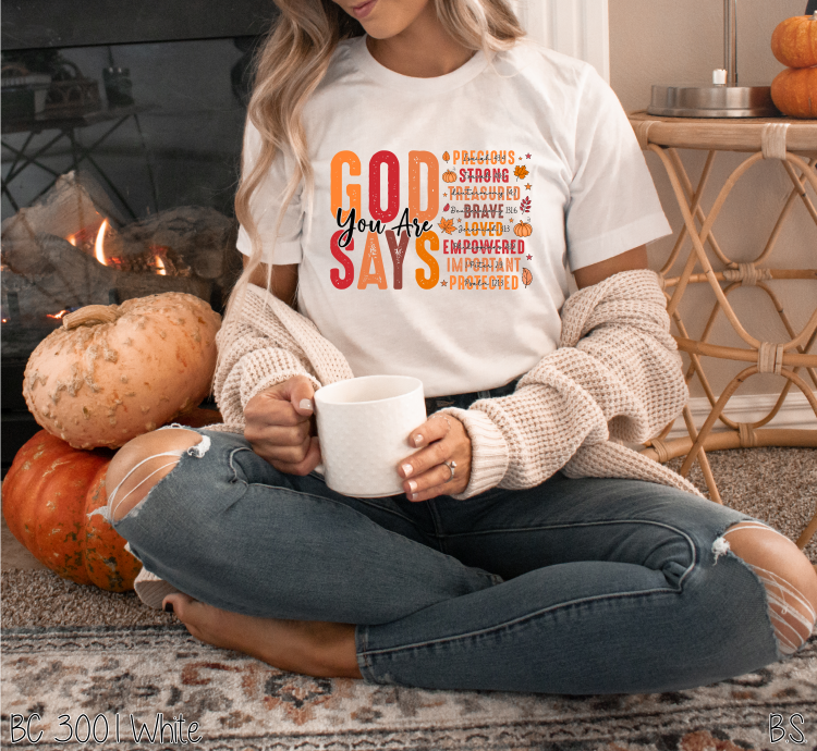 God Says You Are Fall Edition #BS7144