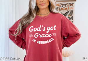 God's Got Grace #BS8614A *10/12 PRINTS ON ORDER AND EXTRAS POSTED FOR PURCHASE BEFORE ARRIVAL