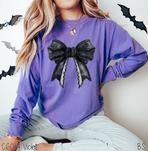 Load image into Gallery viewer, Gothic Coquette Halloween Bow #BS7254
