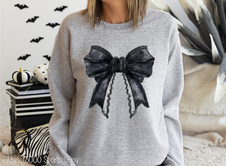Gothic Coquette Halloween Bow #BS7254