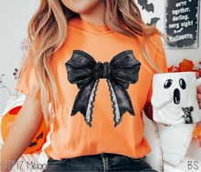 Load image into Gallery viewer, Gothic Coquette Halloween Bow #BS7254
