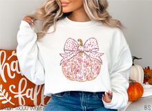 Load image into Gallery viewer, Grand Millennial Pink Coquette Pumpkin #BS7456
