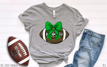 Load image into Gallery viewer, Green Bow Coquette Football #BS7097
