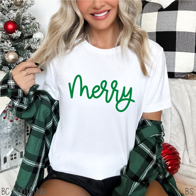 Green Merry Script #BS8691