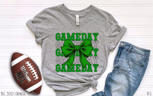 Load image into Gallery viewer, Green Stacked Gameday Coquette Bow #BS7115
