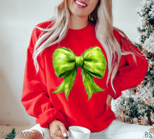 Load image into Gallery viewer, Grinchmas Coquette Fur Bow #BS7330
