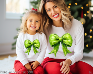Grinchmas Coquette Fur Bow #BS7330