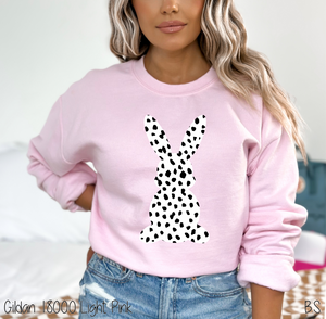 Grunge Dalmatian Bunny #BS6442