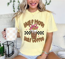 Load image into Gallery viewer, Half Mom Half Coffee Checkered #BS8121
