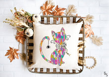 Load image into Gallery viewer, Halloween Coquette Cat Faux Glitter #BS7428
