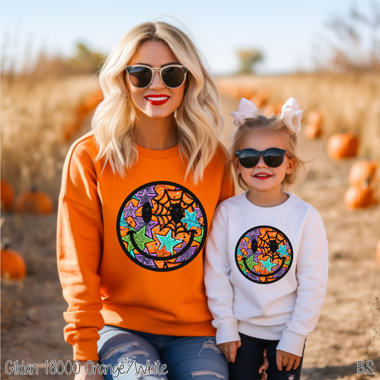 Halloween Faux 3D Stitch Smile #BS7169